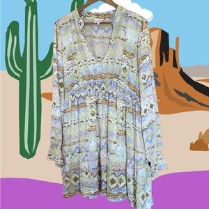 EUC Shyanne Southwestern Print Dress, Size XXL